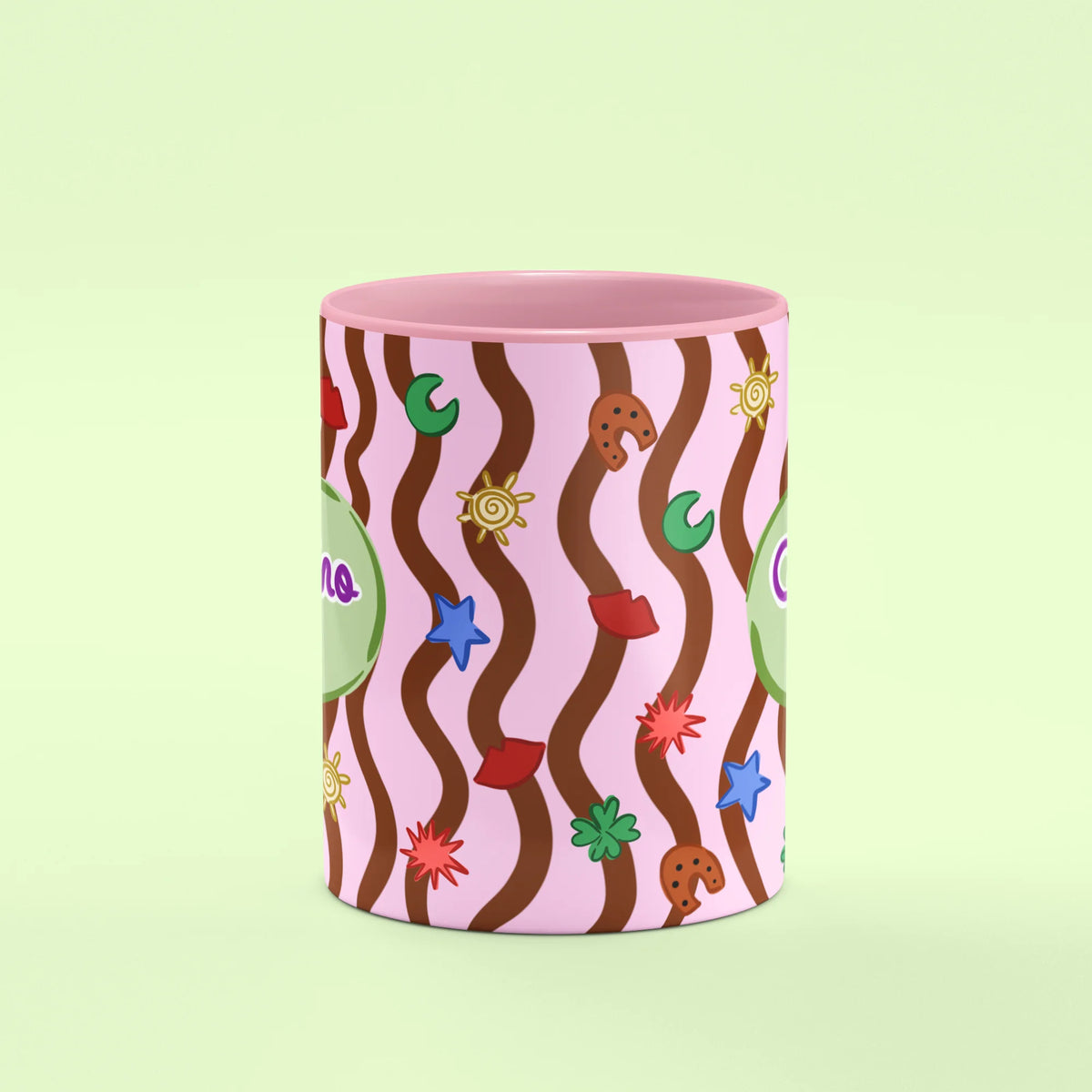 Front view of Cappuccino Mom Mug, a coffee gift for mums