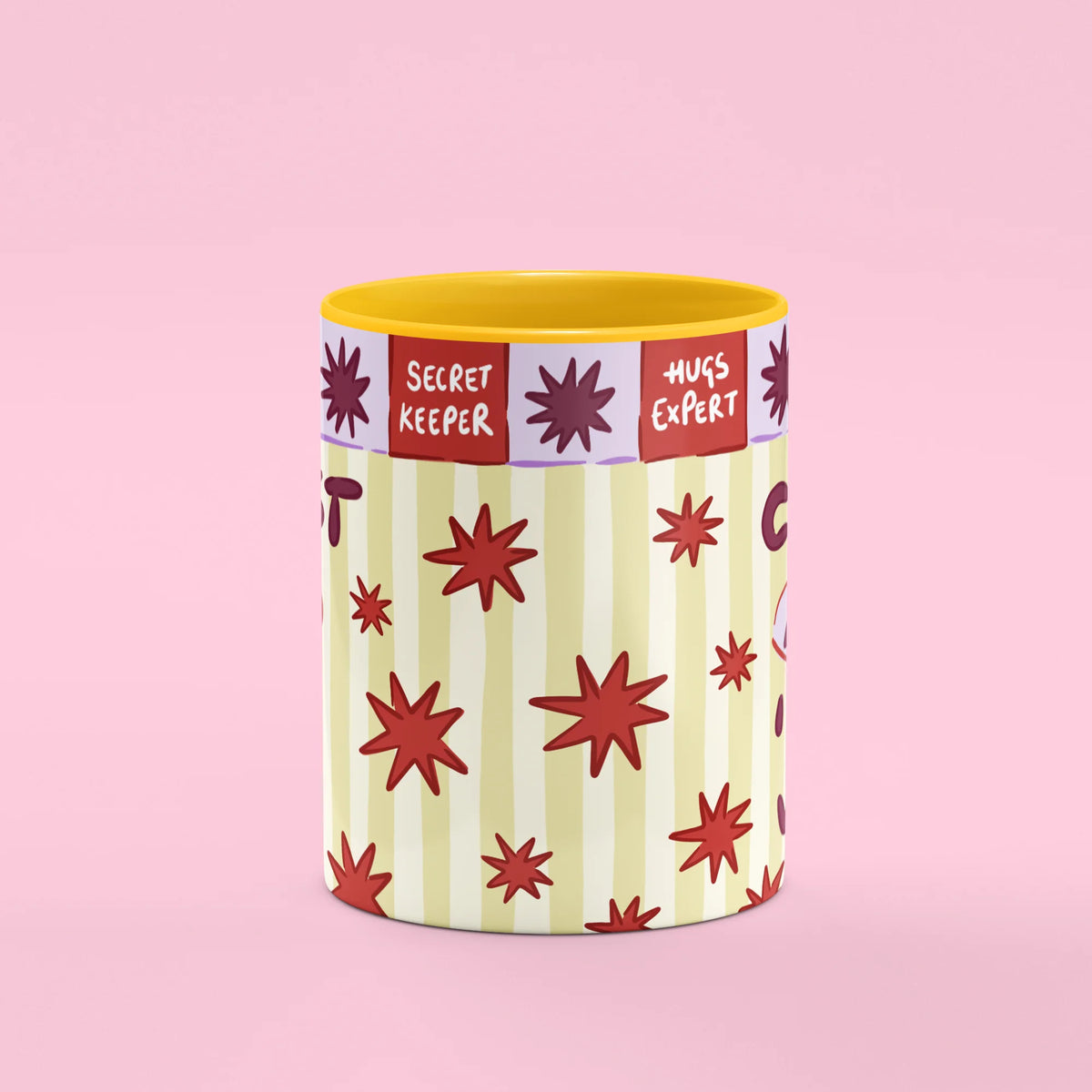 Front view of Coolest Aunt Mug, a fun gift for aunts