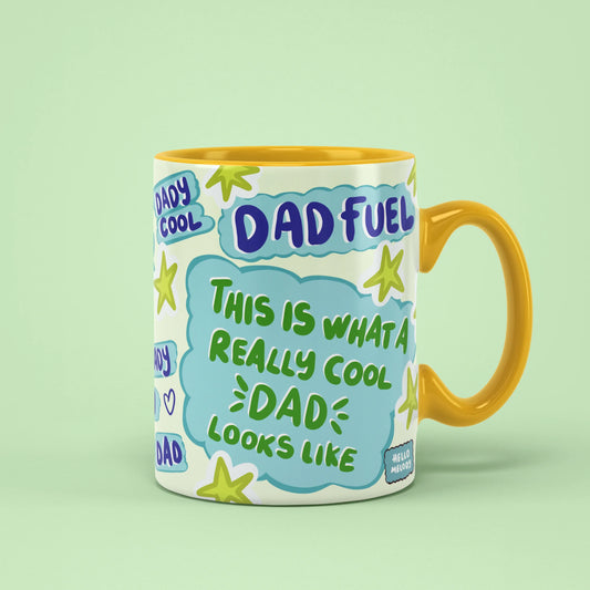 Dad Fuel Mug – really cool dad slogan, funny coffee gift for dads