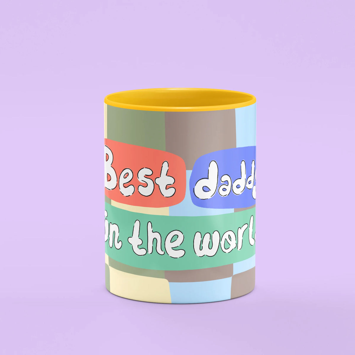 Front view of Best Daddy Mug, a heartfelt gift for dads