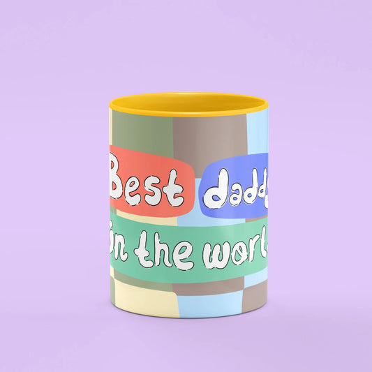Front view of Best Daddy Mug, a heartfelt gift for dads