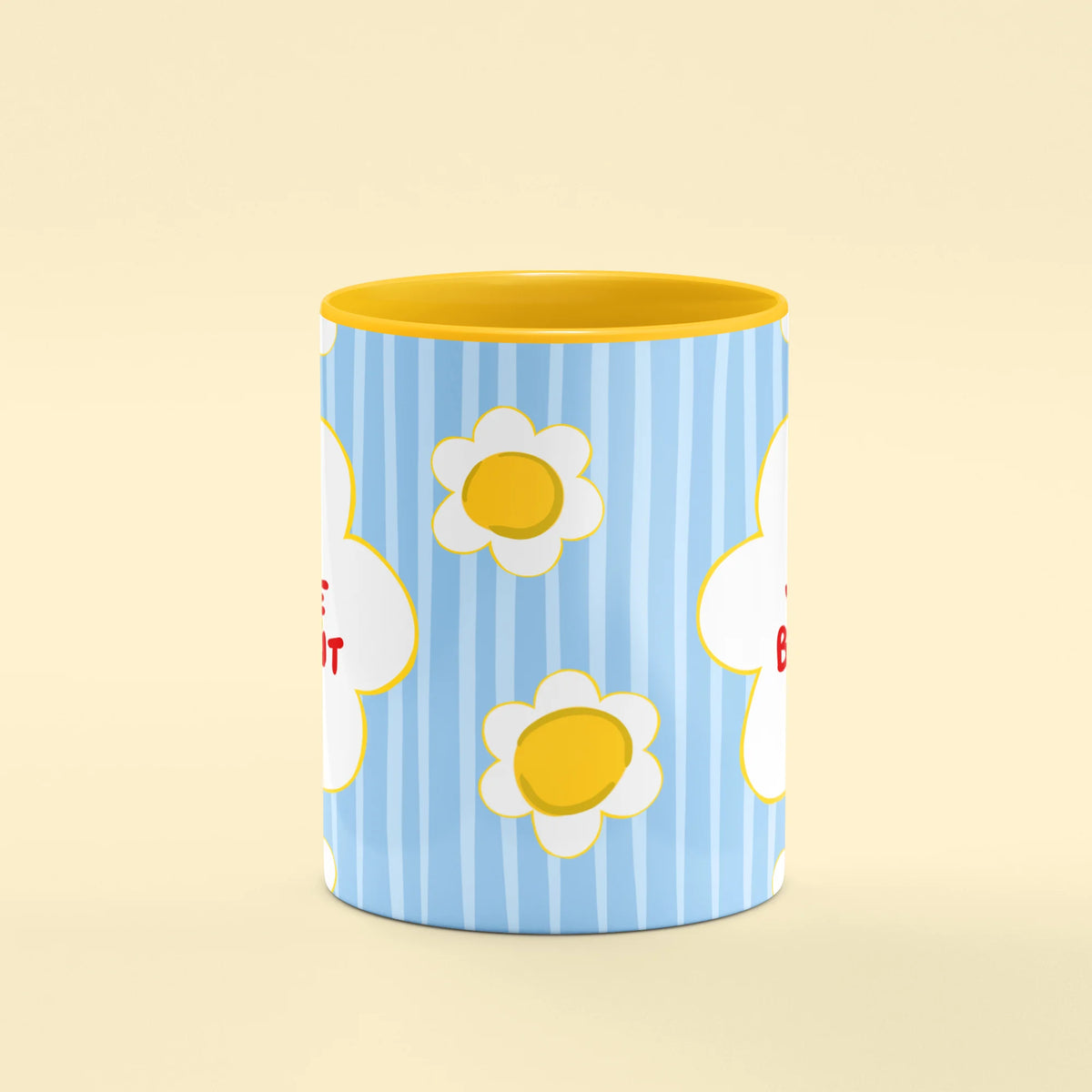 Front view of Brilliant Mum Mug, a cheerful gift for mums