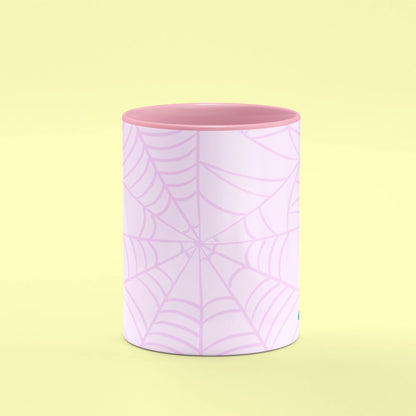 Front view of Drink Me Halloween Mug, a creepy-cute gift