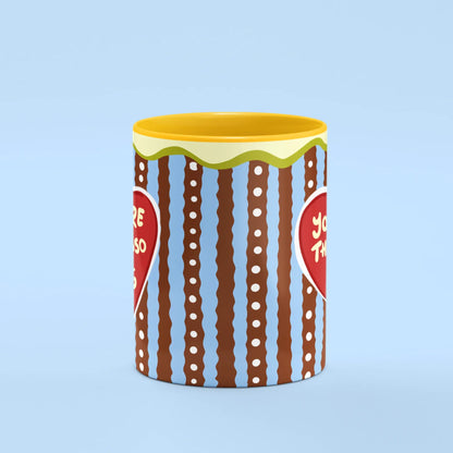 Espresso Love Mug – front view of espresso heart message
