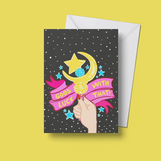 Good Luck With That Card – front view with envelope