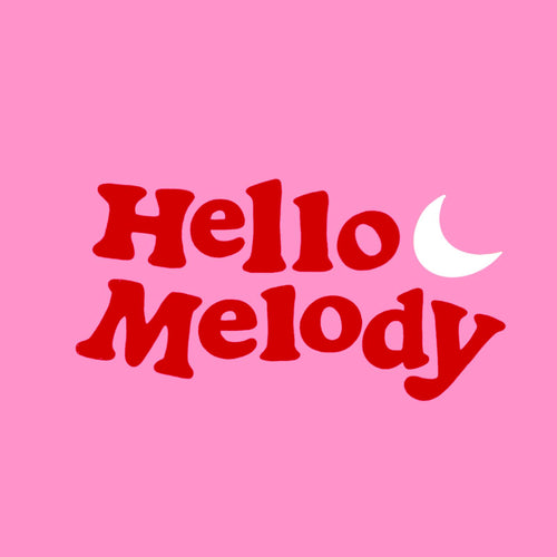 Hello Melody logo – creative lifestyle brand for mugs, greeting cards, stationery and gifts