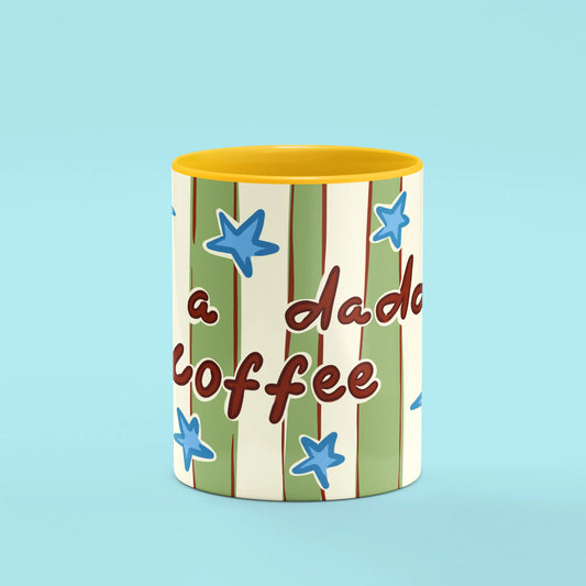 Front view of Daddy's Coffee Mug, a fun gift for dads