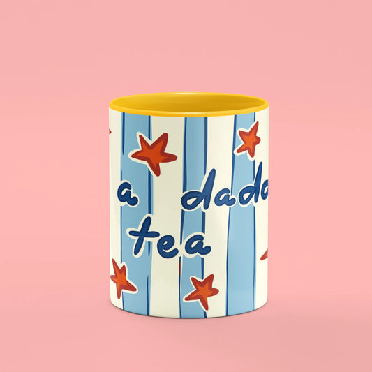 Front view of Daddy's Tea Mug, a fun gift for tea-loving dads