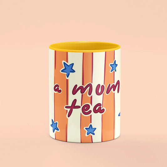 Front view of Mummy's Tea Mug, a fun gift for tea-loving mums