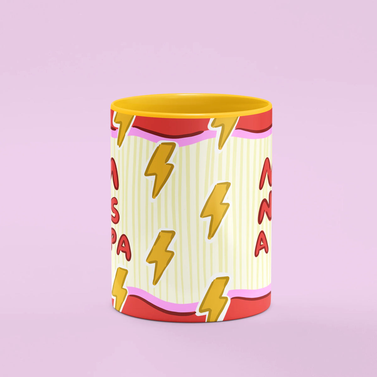 Front view of Mum Needs a Cuppa Mug, a funny gift for mums