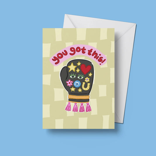 You Got This Card – front view with envelope